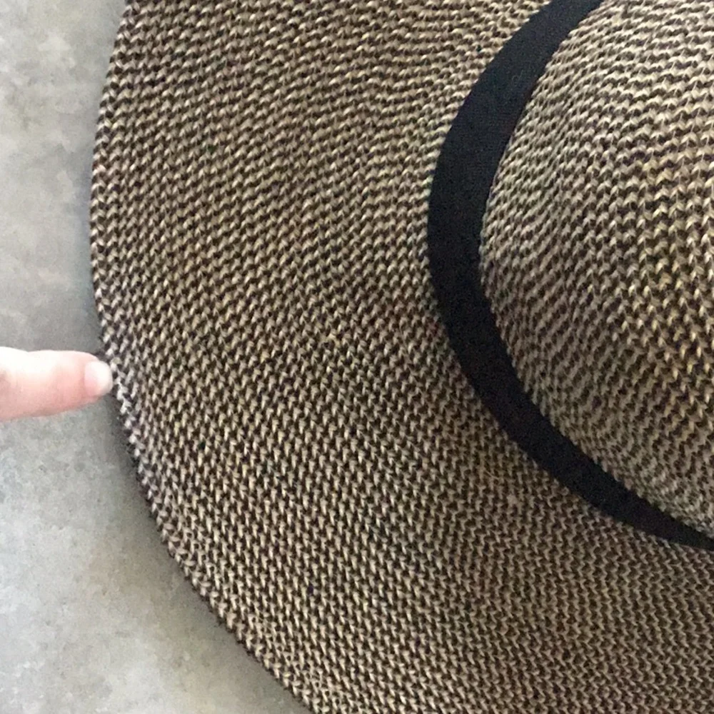 Solar Escape UPF 50+ Wide Brim Sun Hat | Beige & Black | Packable & Adjustable